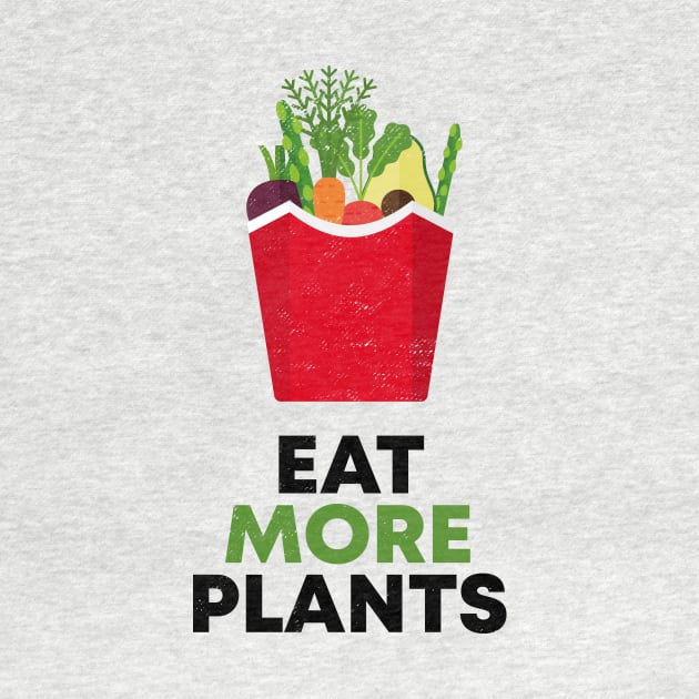 EAT MORE PLANTS by mryetee
